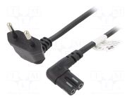 Cable; 2x0.75mm2; PVC; 1.5m; black; 2.5A; 250V; Sonos GOOBAY