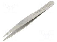 Tweezers; 120mm; for precision works; Blade tip shape: sharp WELLER