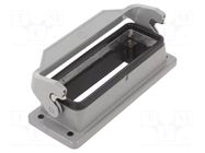 Enclosure for connectors: HDC; size 24B; for panel mounting HARTING