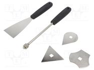 Kit: scrapers; for removing paint RAPID