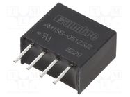 Converter: DC/DC; 1W; Uin: 4.5÷5.5V; Uout: 12VDC; Iout: 84mA; SIP4 AIMTEC