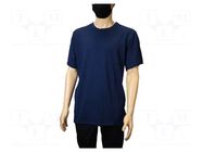 T-shirt; ESD; men's,XXXXL; cotton,polyester,carbon fiber EUROSTAT GROUP