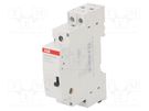 Relay: installation; bistable,impulse; NO x2; 18x68x85mm; 16A ABB