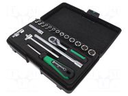 Wrench-set; 6-angles,socket spanner; Mounting: 1/4" STAHLWILLE