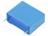 Capacitor: polypropylene; 470nF; 630VDC; 250VAC; 26.5x20.5x11mm EPCOS