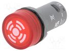 Light-sound signaller; 22mm; CB1; Ø22.3mm; 24VAC; 24VDC; 53mA ABB