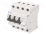 Circuit breaker; 230/400VAC; Inom: 10A; Poles: 3+N; Charact: C; 15kA EATON ELECTRIC