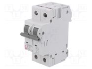 Circuit breaker; 230/400VAC; Inom: 10A; Poles: 2; Charact: B; 6kA ETI POLAM