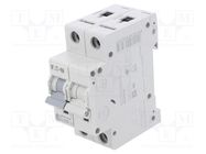 Circuit breaker; 230/400VAC; Inom: 10A; Poles: 1+N; Charact: B; 6kA EATON ELECTRIC