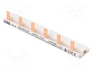 Busbar; 6mm2; Poles: 1; 690VAC; 690VDC; Inom: 40A; No.of mod: 6 ABB