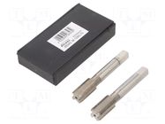 Tap; M12; 0.75; L: 70mm; Holder: hand; 7mm; Thread: fine thread; 2pcs. VÖLKEL