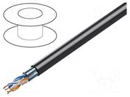 Wire; 2x2x24AWG; RS232,RS422; stranded; Cu; shielded,Al-PET foil BELDEN