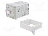 Timer; 1,2s÷300h; DPDT; 250VAC/5A; Usup: 12÷240VAC; 12÷240VDC; 88 