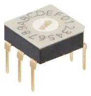 ROTARY CODED SWITCH, 16POS, 20V, TH