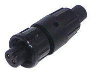 CIRCULAR CONN, PLUG, 3POS, CRIMP, CABLE