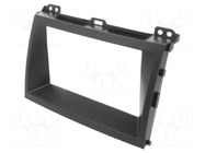 Radio frame; Lexus,Toyota; 2 DIN; black ACV