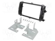 Radio frame; Toyota; 2 DIN; black gloss ACV