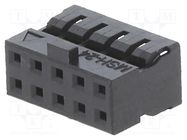 Plug; wire-wire/PCB; female; Milli-Grid; 2mm; PIN: 10; for cable MOLEX