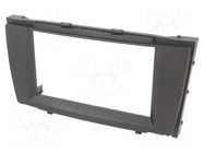 Radio frame; Toyota; 2 DIN; black ACV