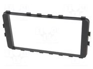 Radio frame; Toyota; 2 DIN; black ACV