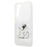 Karl Lagerfeld KLHCS22MCFNRC S22+ S906 hardcase transparent Choupette Eat, Karl Lagerfeld