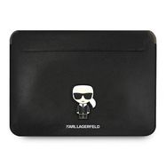 Karl Lagerfeld Saffiano Ikonik Karl case for a 13/14&quot; laptop - black, Karl Lagerfeld