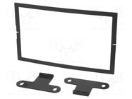 Radio frame; Infiniti,Mercury,Nissan; 2 DIN; black ACV