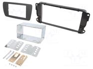 Radio frame; Seat; 2 DIN; tuam grey ACV