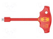 Handle for the key; insulated,socket spanner; 3/8"; 179mm WERA