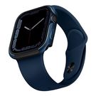 UNIQ etui Valencia Apple Watch Series 4/5/6/7/8/SE 45/44mm. niebieski/blue, UNIQ