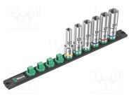 Wrenches set; 6-angles,socket spanner; Mounting: 1/2"; 83mm WERA