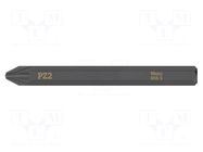 Screwdriver bit; Pozidriv®; PZ2; 1/4"; Kind: impact WERA