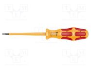 Screwdriver; insulated; slot; 4,0x0,8mm; Blade length: 100mm WERA