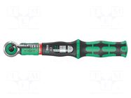 Wrench; torque; 244mm; 2÷12Nm; Holder: hexagonal; 1/4" WERA