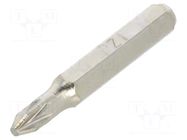 Screwdriver bit; Pozidriv®; PZ1; Kind: precision BETA