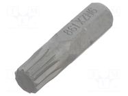 Screwdriver bit; spline (12-angles); XZN M6; 1/4" BETA