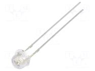 LED; bluish green; 4.8mm; 1560÷2180mcd; 140°; Front: convex OPTOSUPPLY