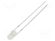 LED; yellow/green; 3mm; 30°; Front: convex; 2.1÷2.6/2.9÷3.4VDC OPTOSUPPLY