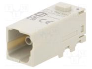 Connector: HDC; module; male; Han-Modular® Domino; PIN: 4 HARTING