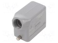 Enclosure for connectors: HDC; Gland: PG16 HARTING