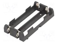 Holder; 18650; Batt.no: 2; soldered KEYSTONE