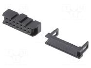 Connector: IDC; plug; female; PIN: 14; IDC; for ribbon cable; 2.54mm ADAM TECH