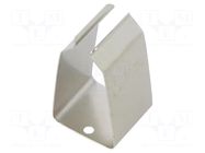 Holder; 6F22,6LR61; Batt.no: 1; rivet,screw; 30.15mm; steel KEYSTONE