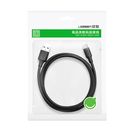 Ugreen cable USB cable - USB Type C Quick Charge 3.0 3A 0.25m black (US287 60114), Ugreen