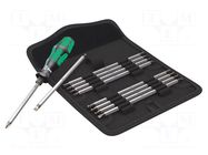 Kit: screwdrivers; Phillips,Pozidriv®,Torx®; case; 11pcs. WERA