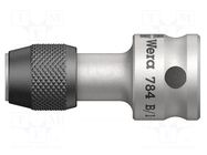 Adapter; Socket size-inch: 3/8"; Kind of socket: hexagonal; 1/4" WERA