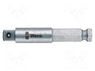 Holder; Overall len: 75mm; Mounting: 1/2" square,7/16" (F11,2) WERA