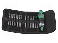 Kit: screwdrivers; HEX 1/8",HEX 3/16",HEX 3/32",HEX 5/32"; case WERA