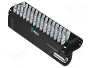 Kit: screwdriver bits; plastic box; Torx®; 1/4"; 30pcs. WERA