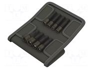 Kit: screwdriver bits; case; hex key; Kit: screwdriver bits; 1/4" WERA